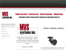 Tablet Screenshot of mvssystems.ca